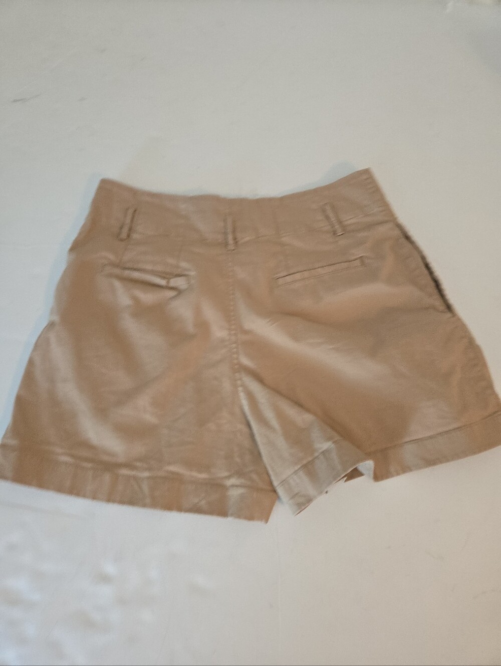 Lauren Ralph Lauren Classic High-Waist Khaki Tan Women’s Shorts Size 12 - Picture 3 of 10